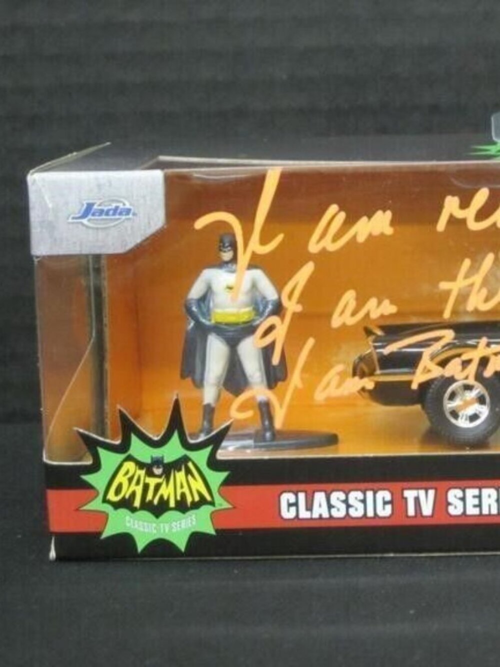 Kevin Conroy signed Jada - Classic TV Series Batmobile & Batman Figure w/COA